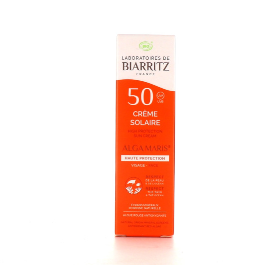 Laboratoires de Biarritz - Crème solaire visage SPF 30 et PF50