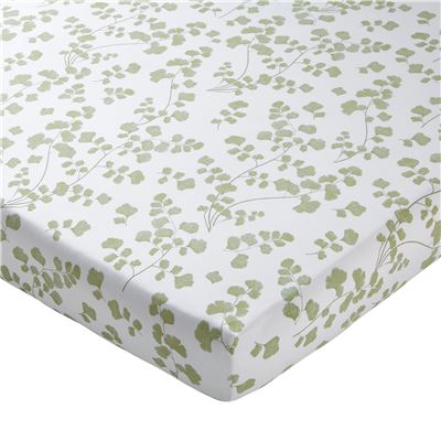 Linge de lit percale motif végétal - BECQUET CRÉATION