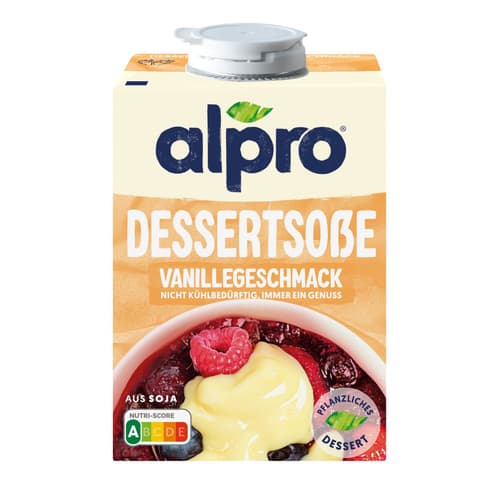 Alpro Dessertsoße mit Vanillegeschmack VEGAN
