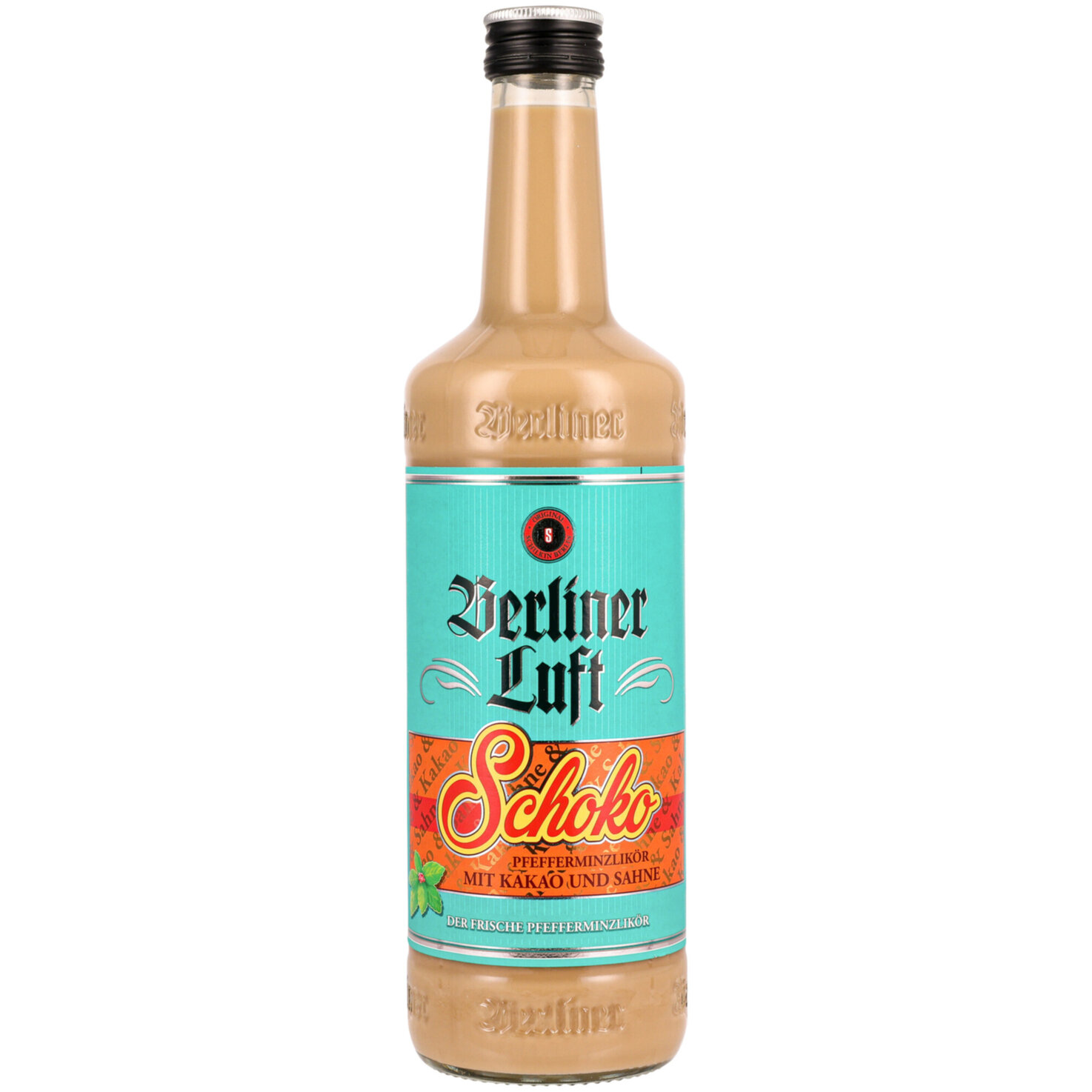 Berliner Luft Pfefferminzlikör mit Kako & Sahne -70cl