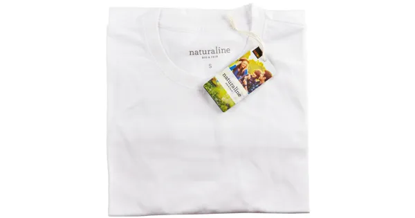 Naturaline Herren T-Shirt Kurzarm weiss S