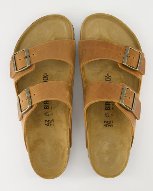 Birkenstock Arizona Pantoletten in Braun