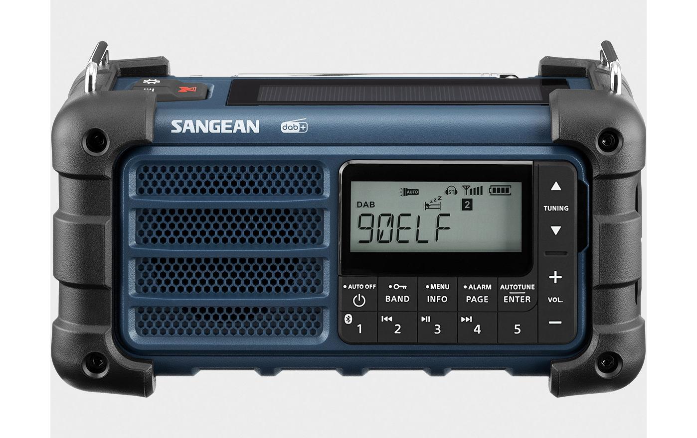 DAB+ Radio MMR-99DAB+ Blau<br>Mehrfachbetriebenes digitales Notfallradio