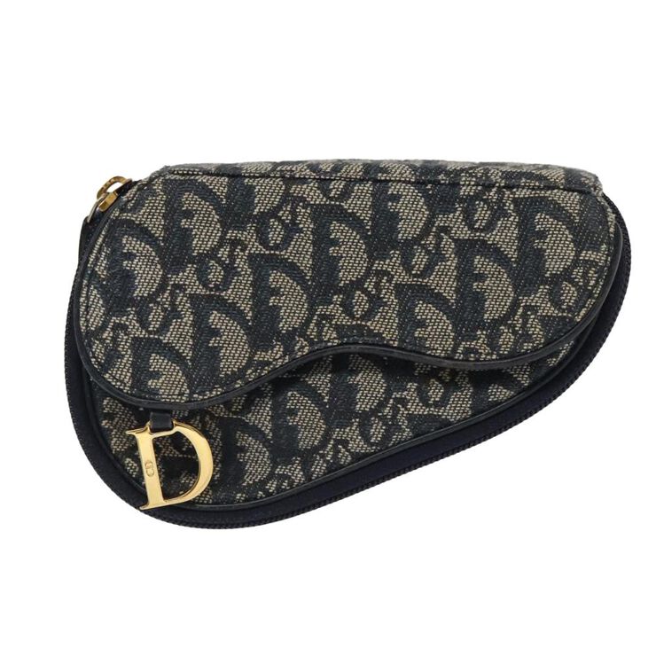 Dior Vintage Dior Saddle Bag Navy