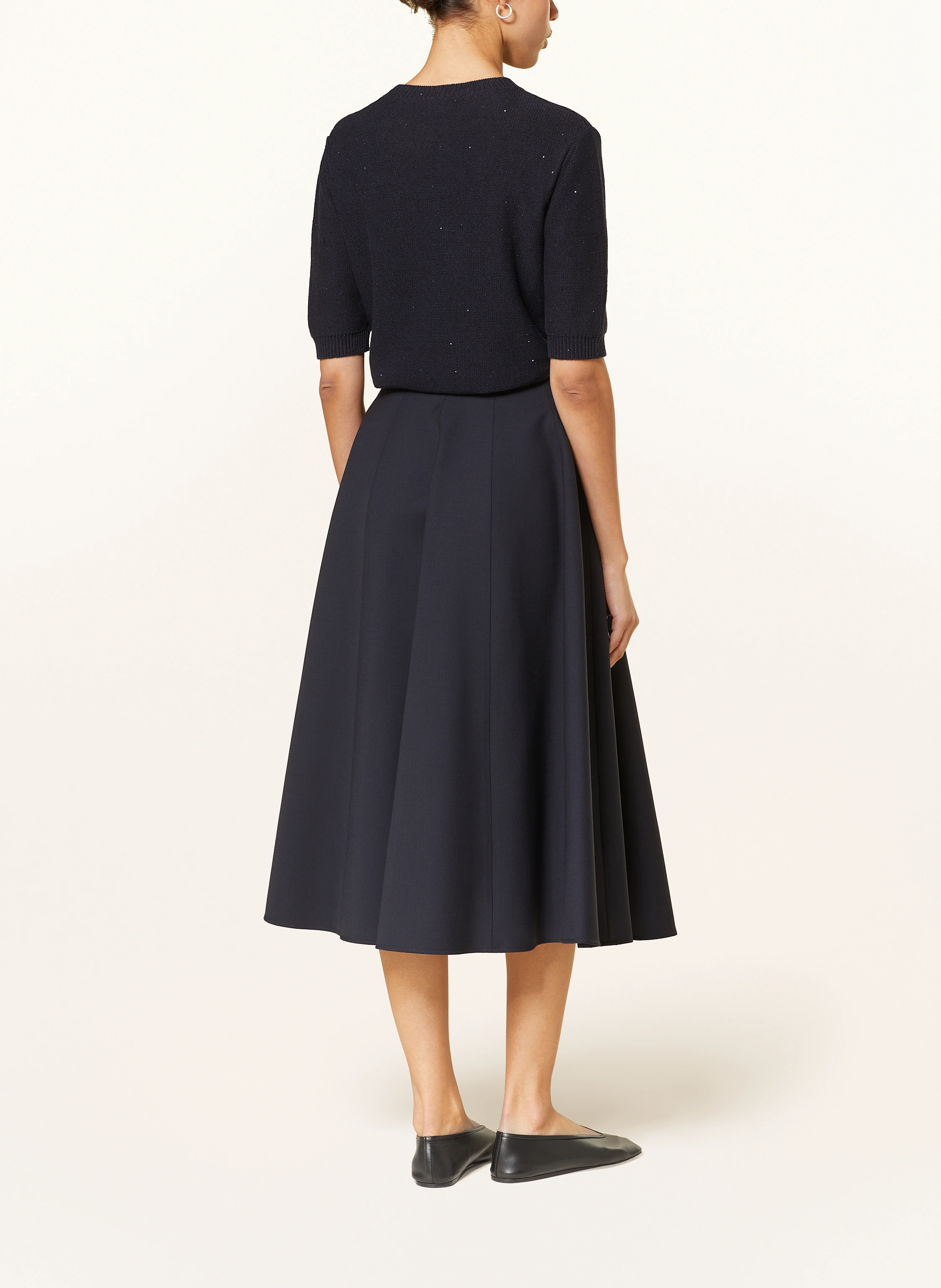 FABIANA FILIPPI Strickshirt mit Pailletten