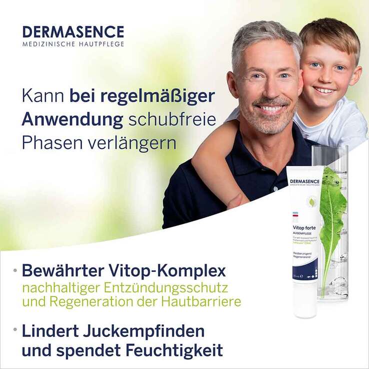 Dermasence Vitop forte Augenpflege Creme, 15 ml