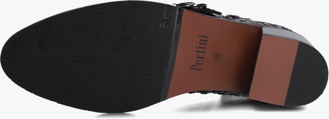 zwarte pertini enkellaarsjes 32780
