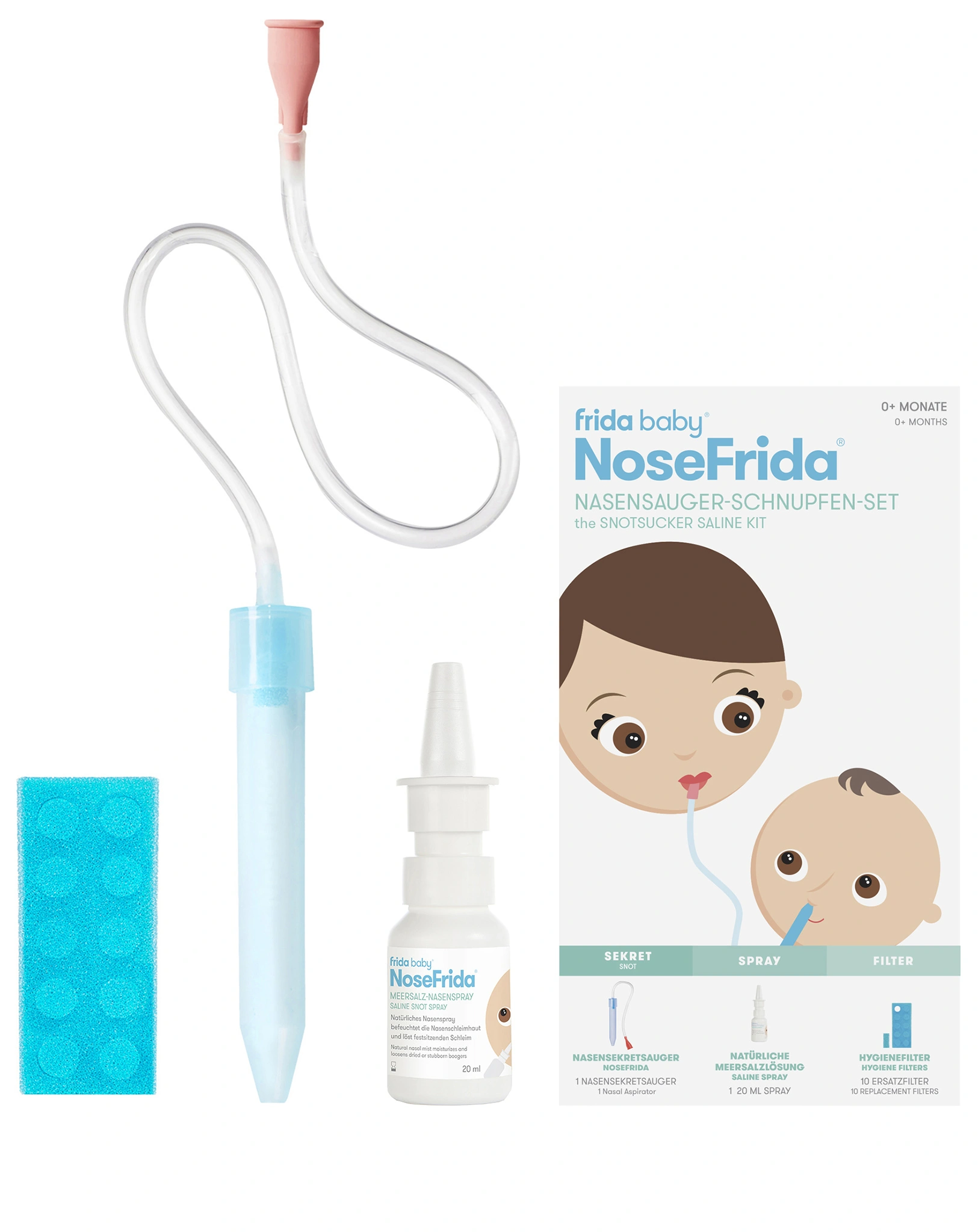 Schnupfen-Set FRIDA BABY - NOSE FRIDA 3-teilig