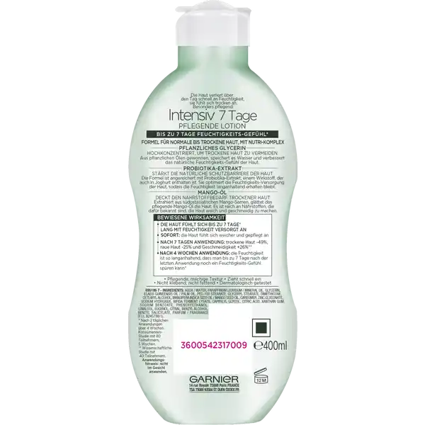 Bodylotion Mango-Öl Intensiv 7 Tage Pflegend Normale & Trockene Haut