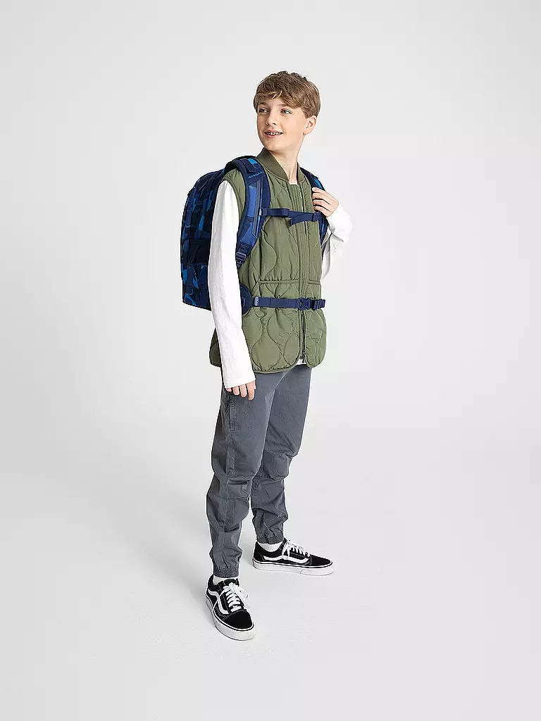 SATCH Schulrucksack Pack - Troublemaker blau