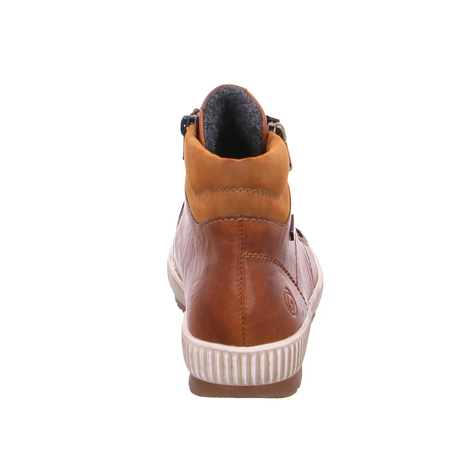REMONTE Mid Cut Sneaker Cognac Leder  mit TEX Membrane