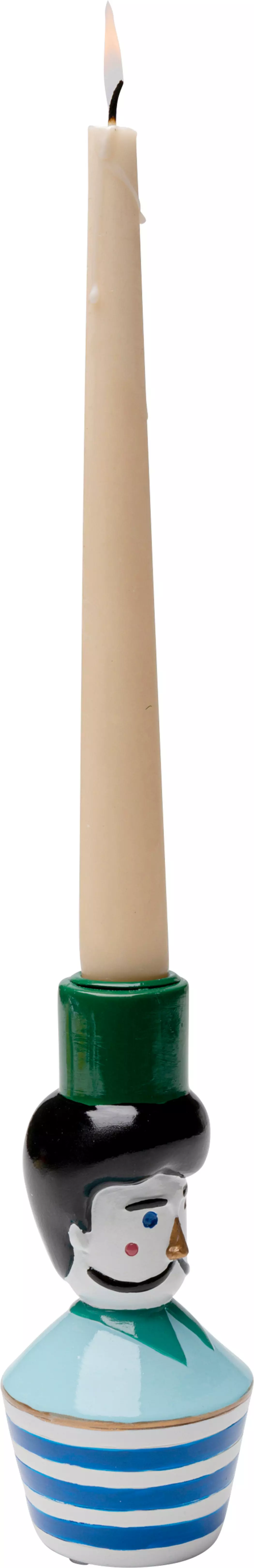 Kerzenleuchter Monsieur Mustache 15,5 cm