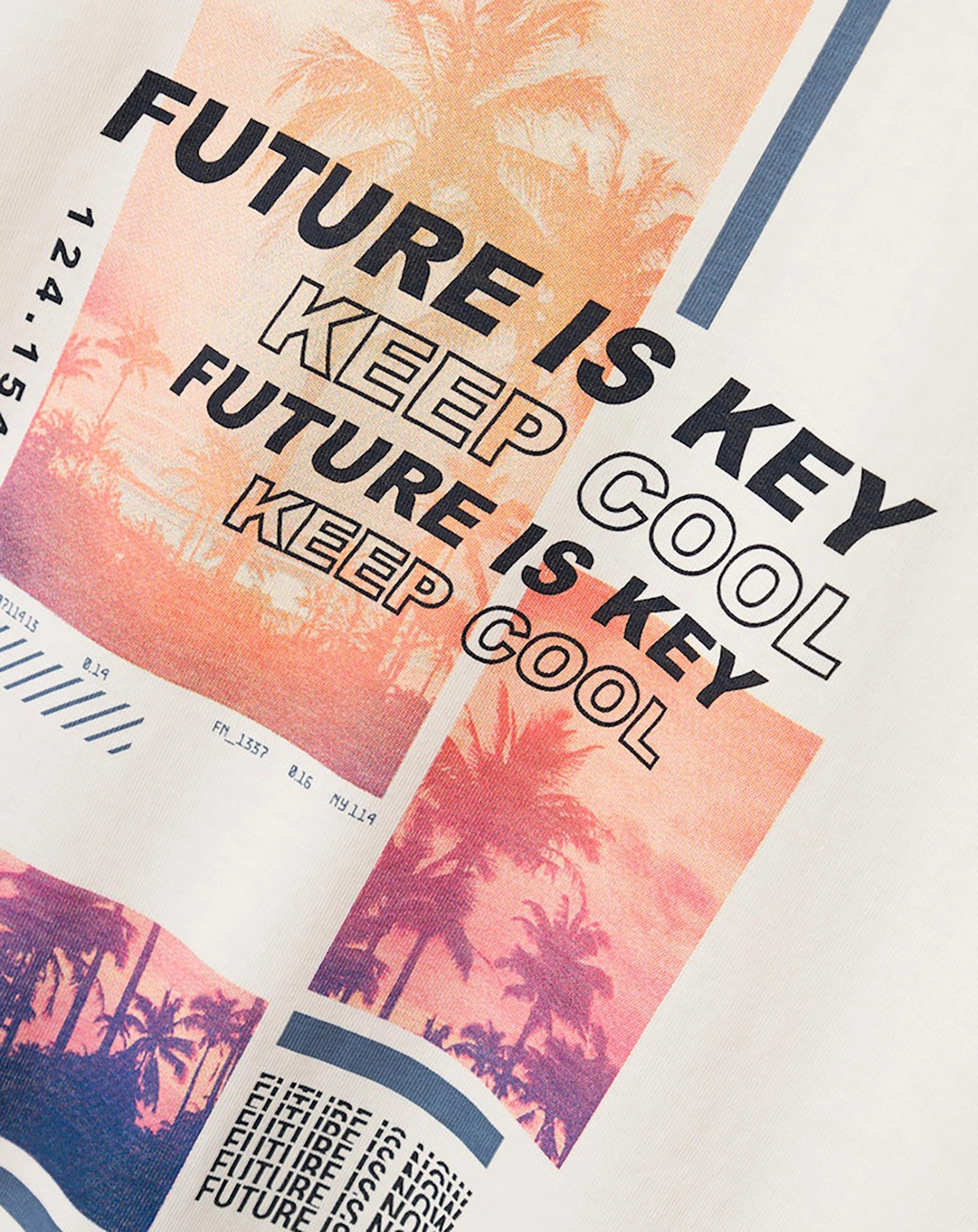 T-Shirt NKMHENNE - FUTURE in jet stream
