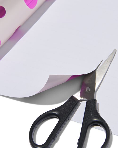 papier cadeau point rose