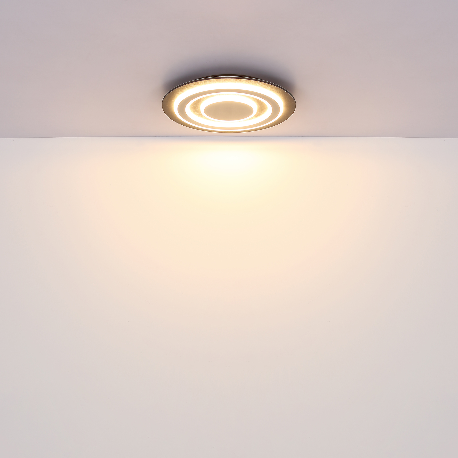LED-Deckenleuchte - grau-anthrazit-opal - Ø 48 cm
