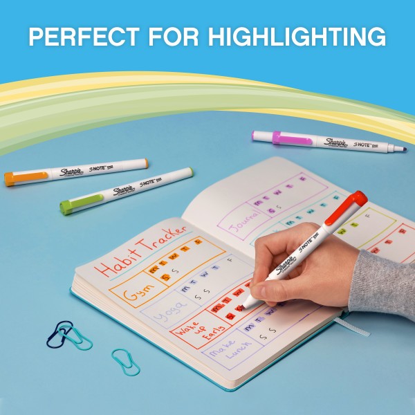 Sharpie - S-Note Duo overstregningstuscher (16 Stk)
