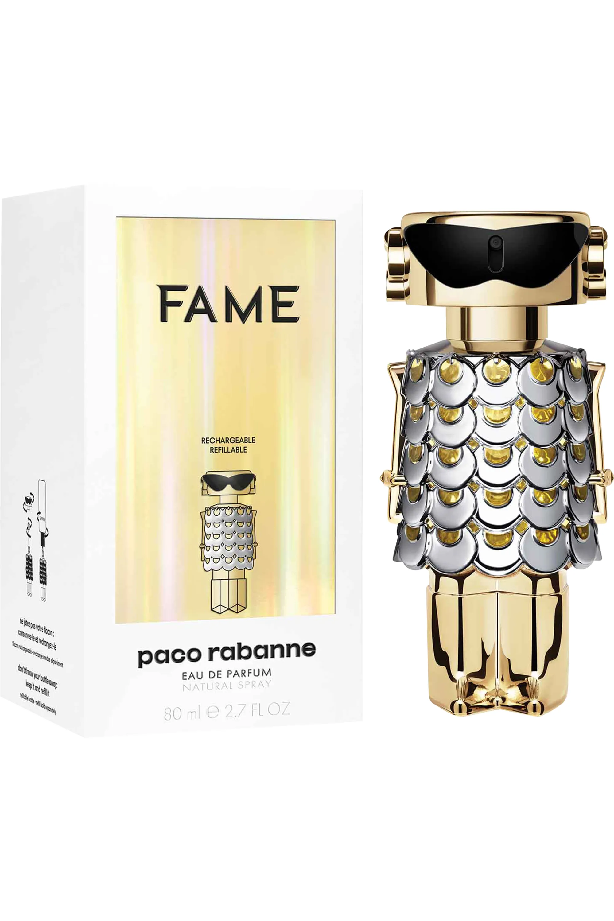 Paco Rabanne Eau de parfum rechargeable Fame-30 ml