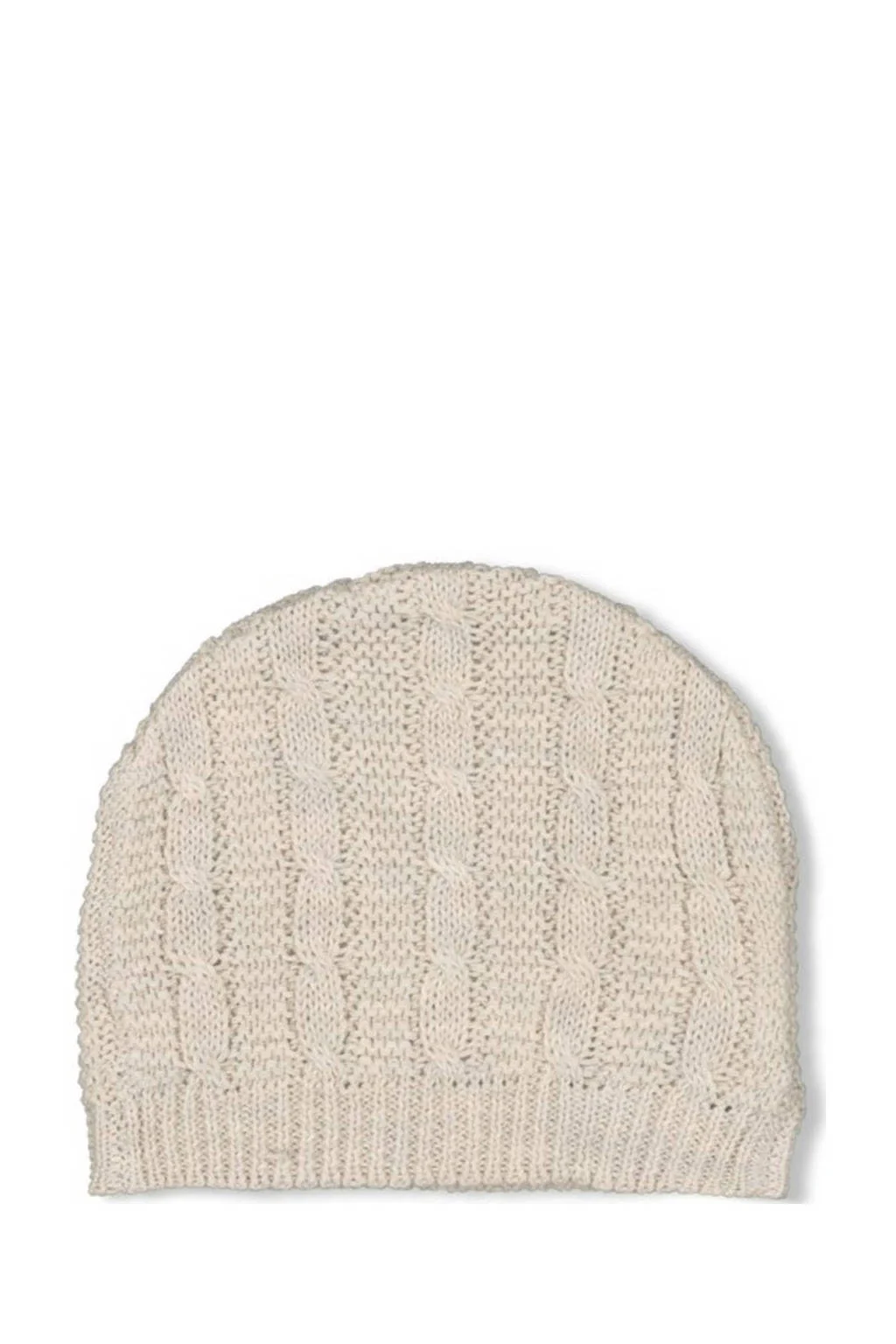 Feetje gebreide muts beige