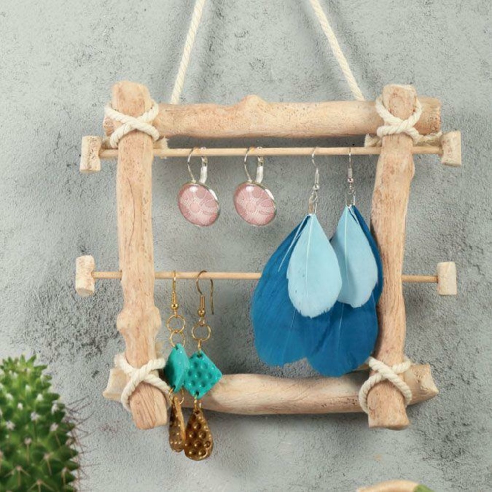 Coffret atelier modelage bijoux pâte polymère en bois flotté