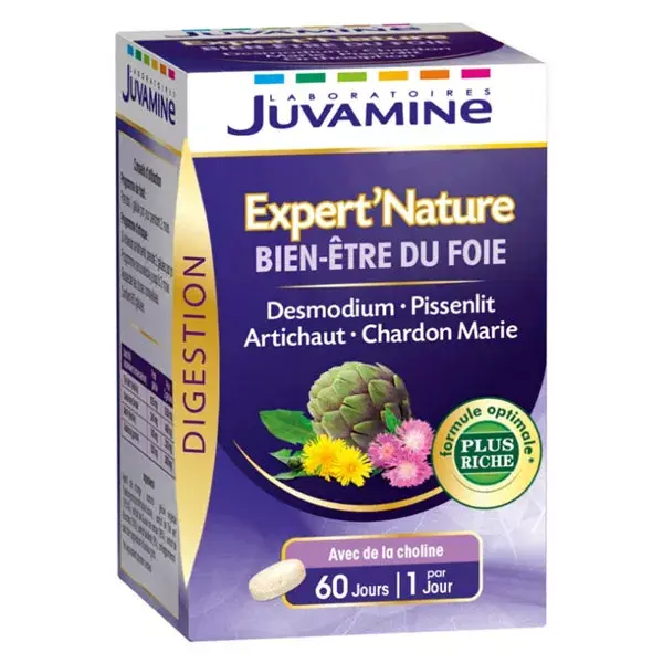 Juvamine Expert'Nature Liver Wellbeing 60 comprimidos