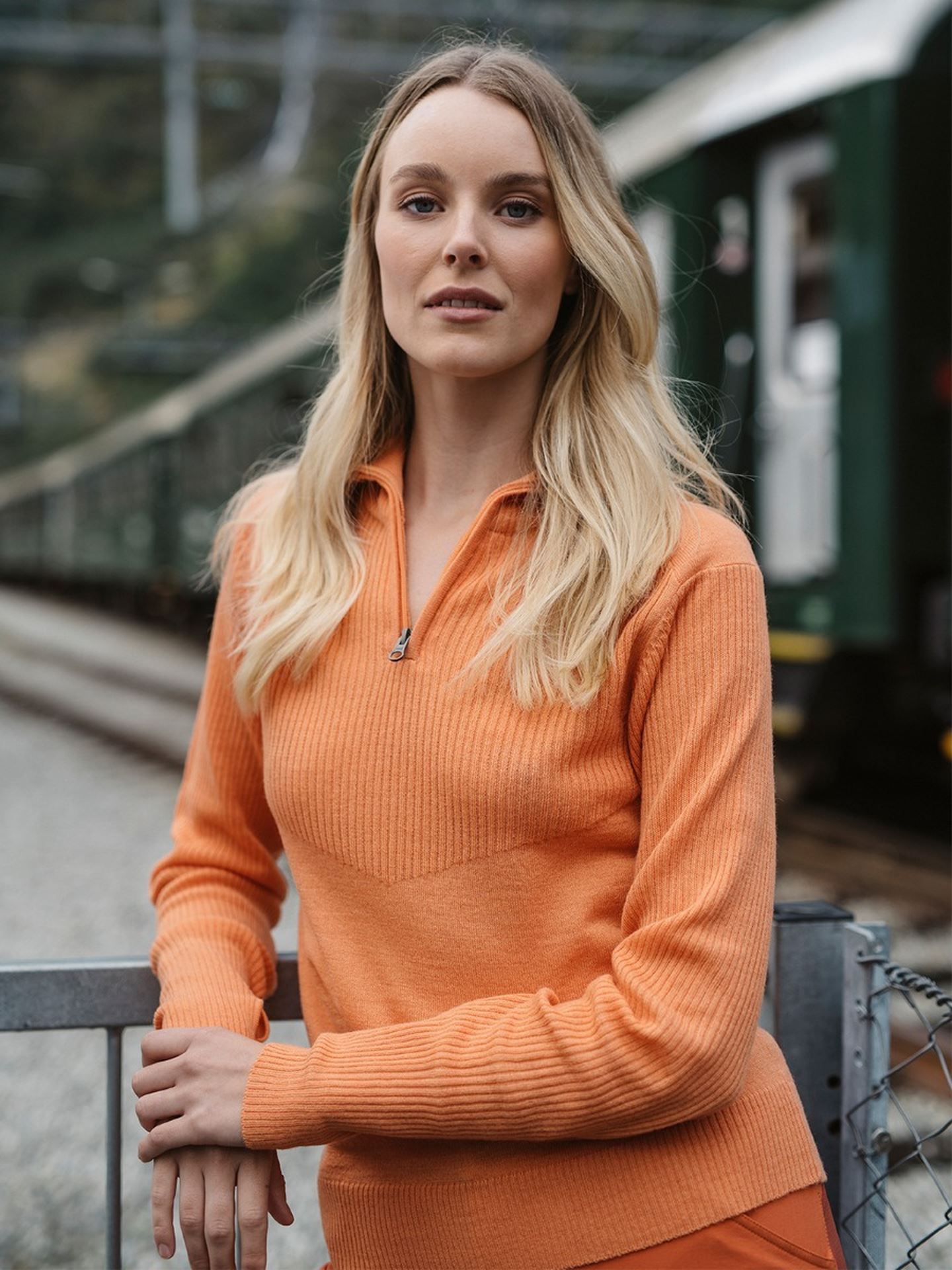 Flåm Half Zip Ullgenser