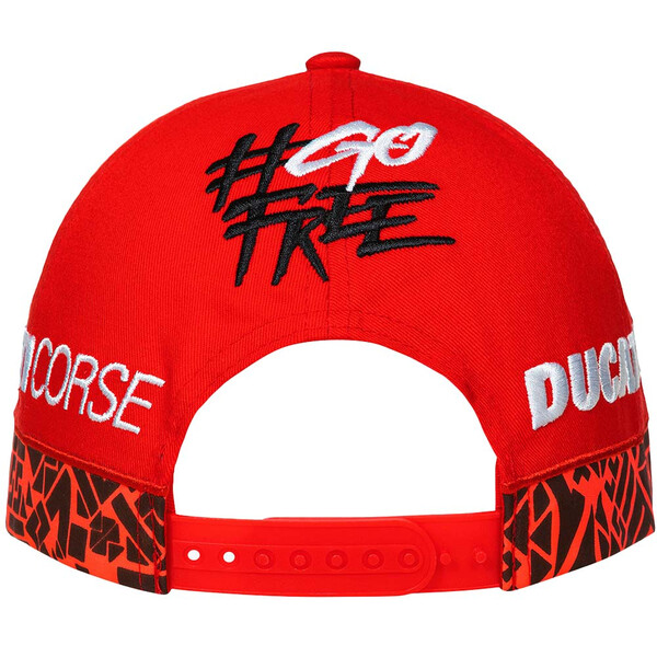 ducati - Casquette Bagnaia 63 Noir / Rouge