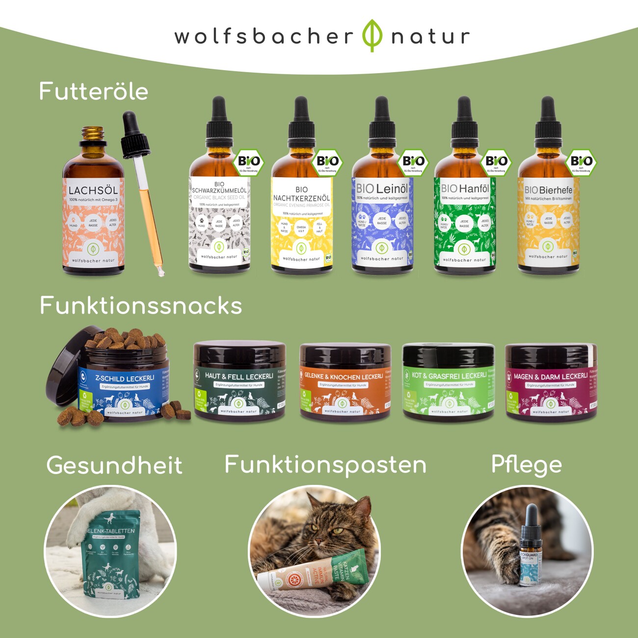 Wolfsbacher Natur Gartengemüse Kräuter Flocken