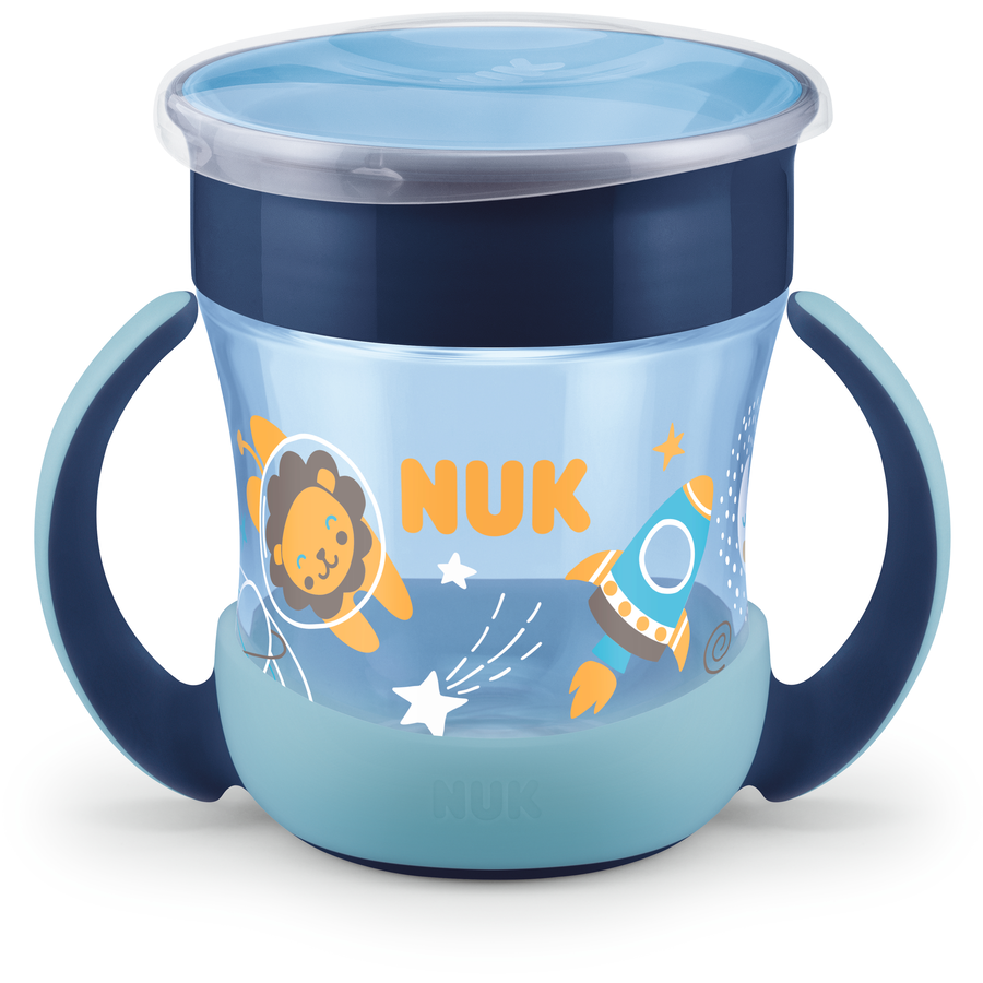NUK Trinklernbecher Mini Magic Cup Night, 160ml, blau