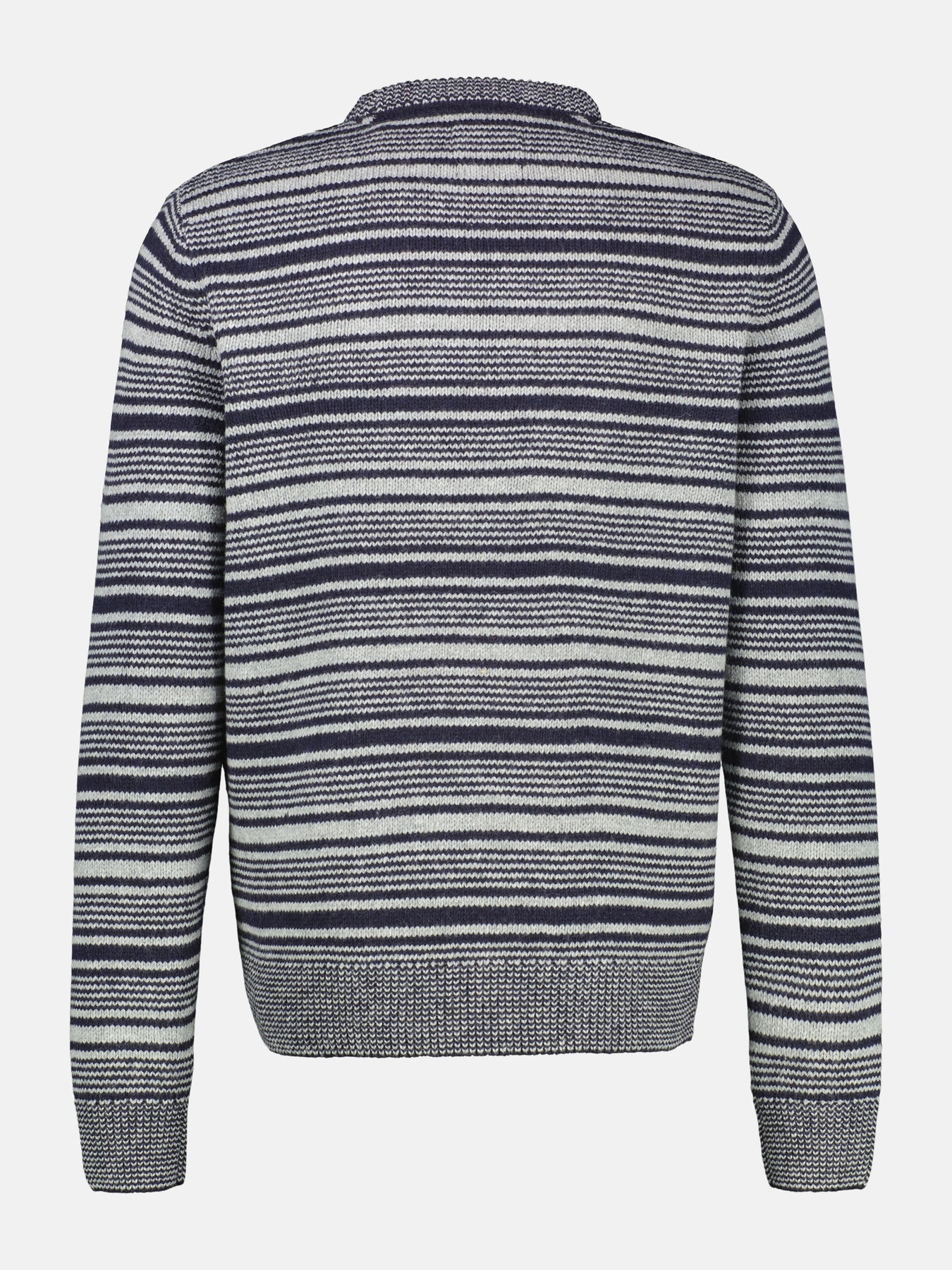 Herren Crewneck-Stricker, gestreift
