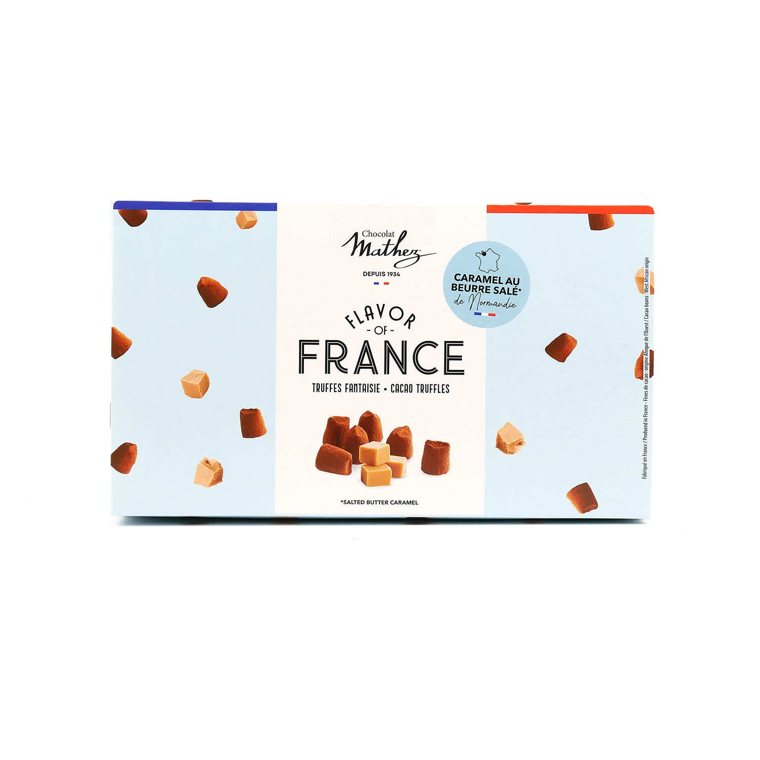 Truffes fantaisie caramel en ballotin Saveurs de France