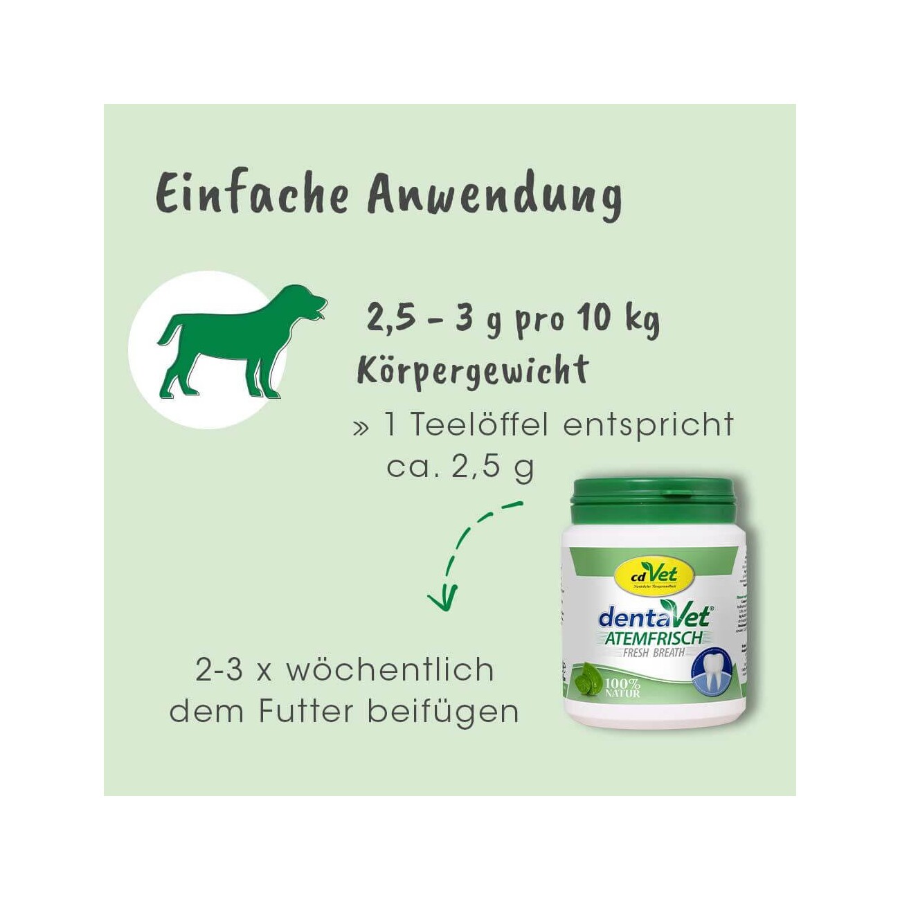 cdVet dentaVet Atemfrisch 100 g