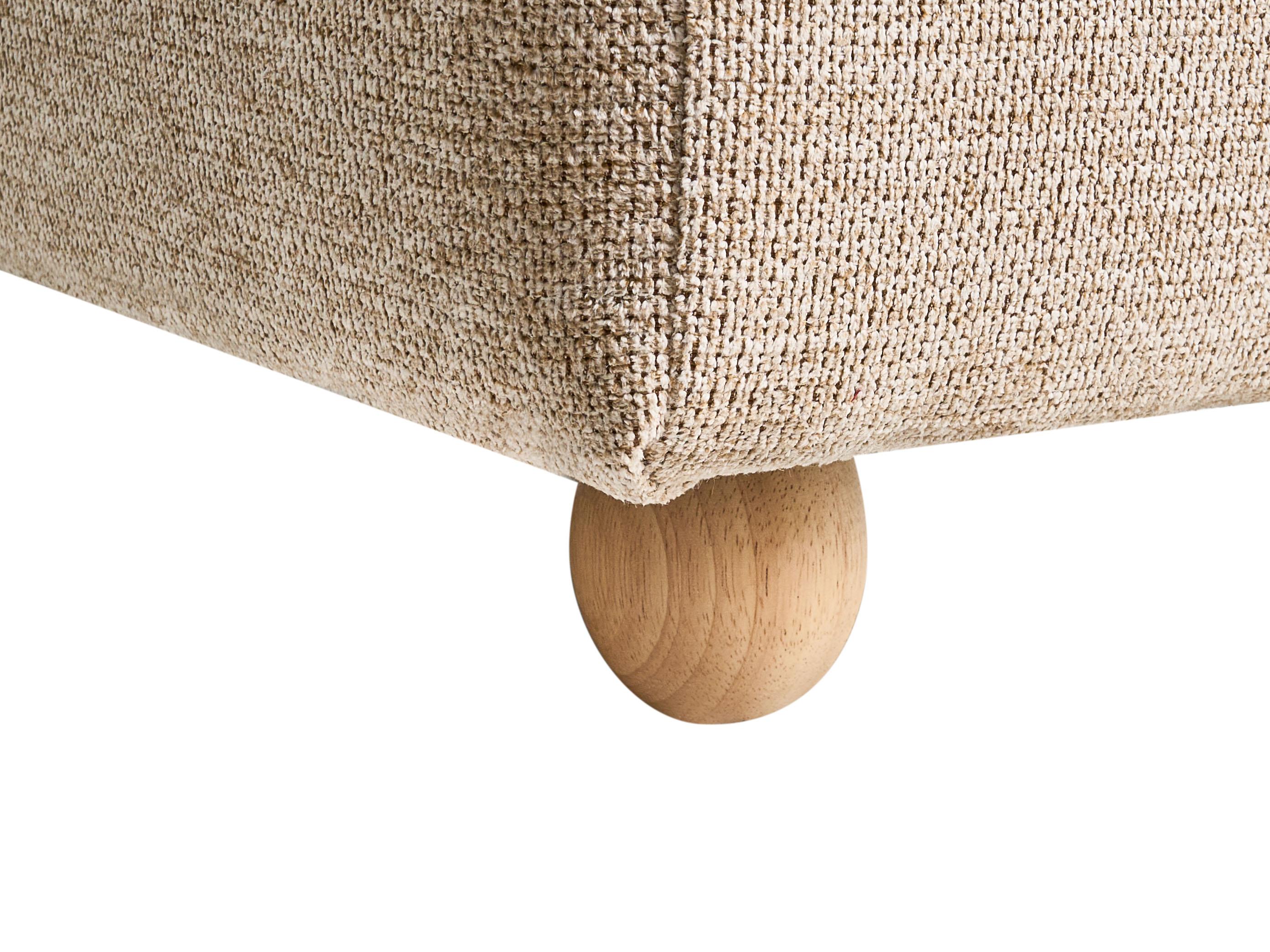 Bankje met opbergruimte SALIDA Stof Beige