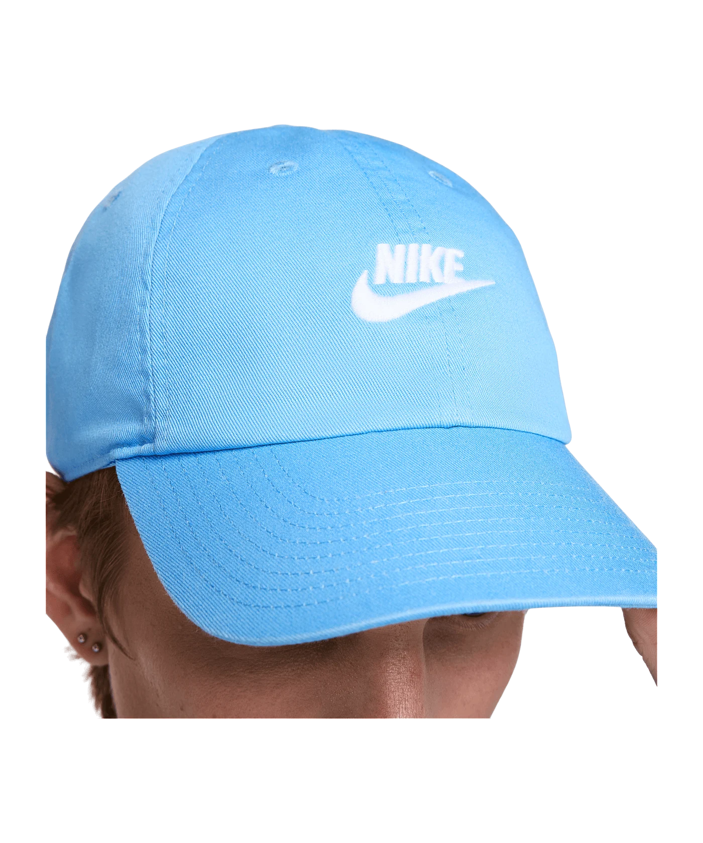 Nike Club Unstructured Futura Wash Cap Blau F412