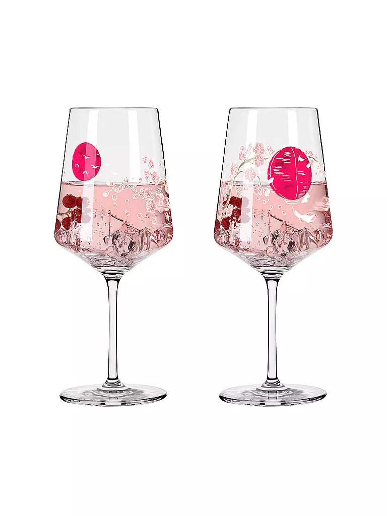 RITZENHOFF Aperitifglas 2er Set SOMMERSONETT SPRITZ #13 und #14 Melina Sparschu rosa