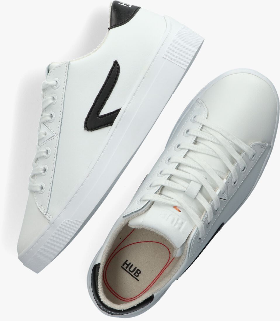 HUB witte hub lage sneakers hook lw z-stitch