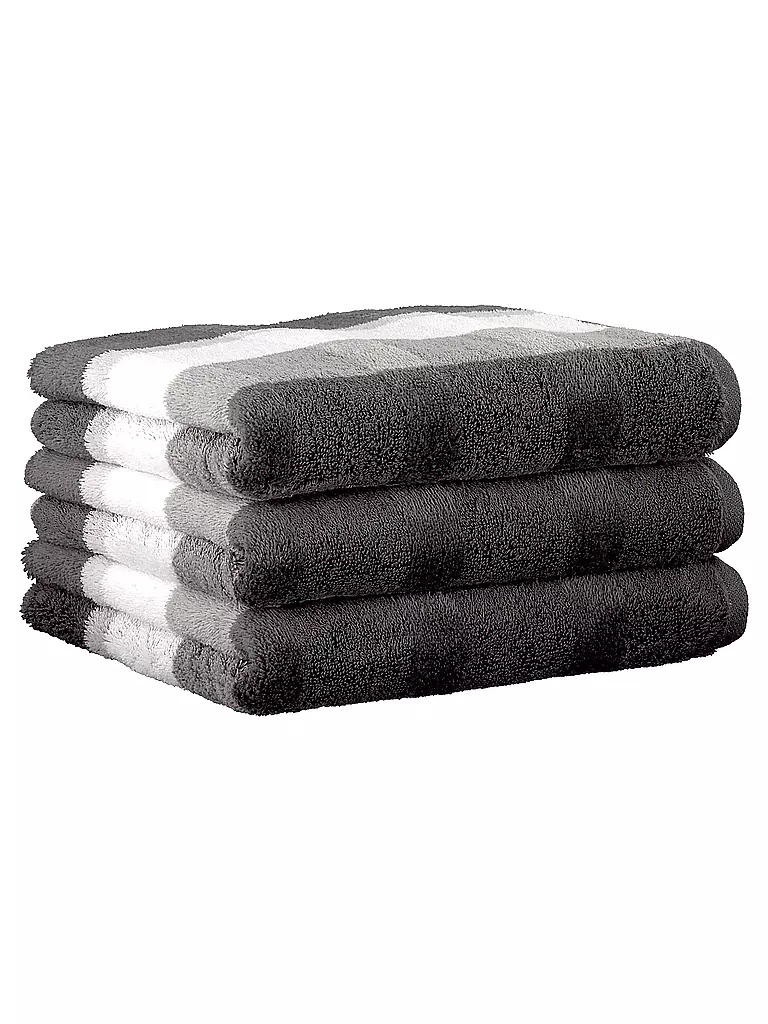 CAWÖ Handtuch NOBLESSE 50x100cm Anthrazit grau