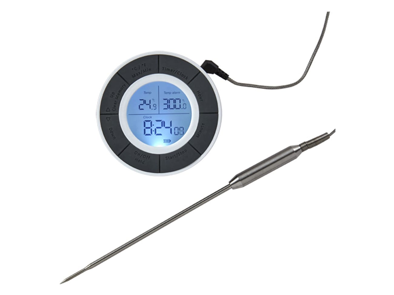 Thermomètre de cuisson à sonde - -50°C à  300°C - Le N°9 - Alla France