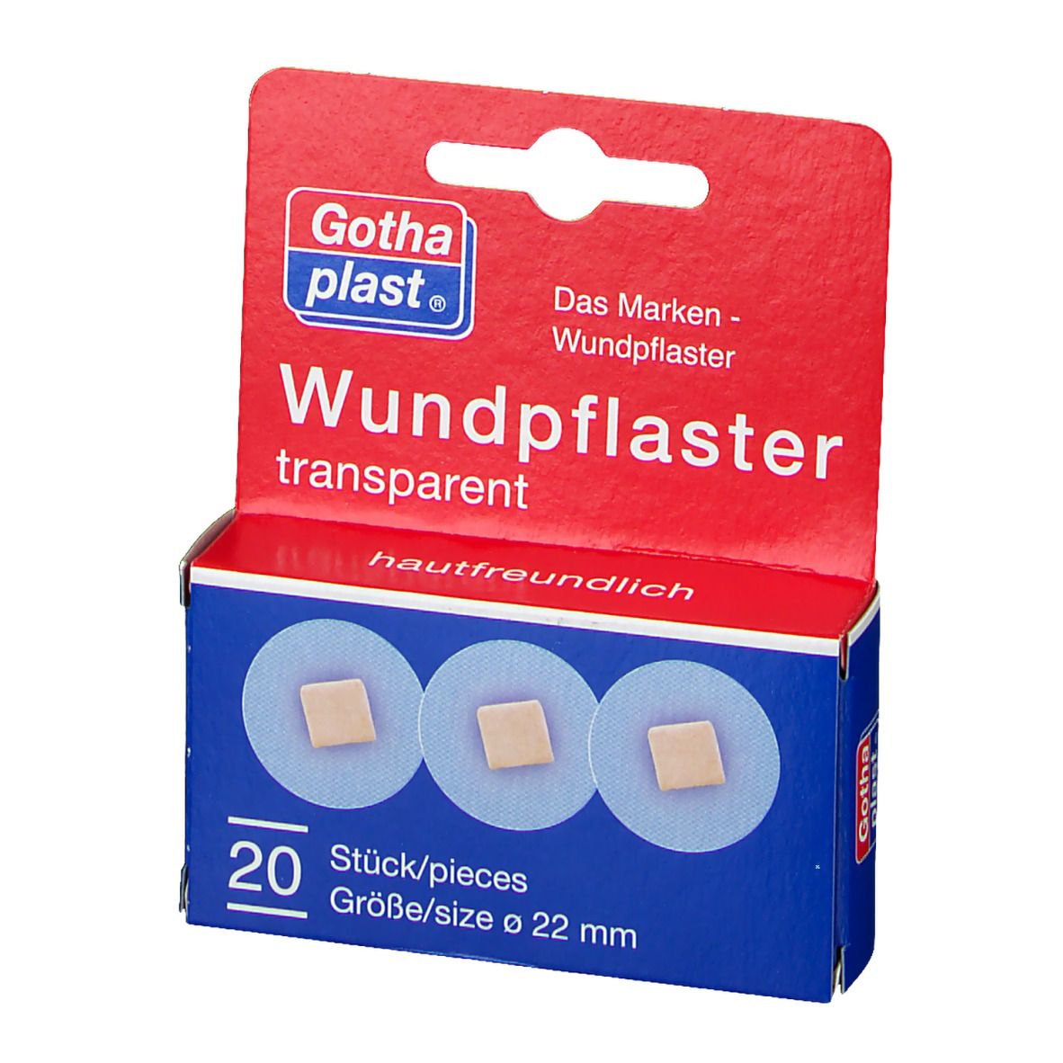 Gothaplast® Wundpflaster 22 mm transparent