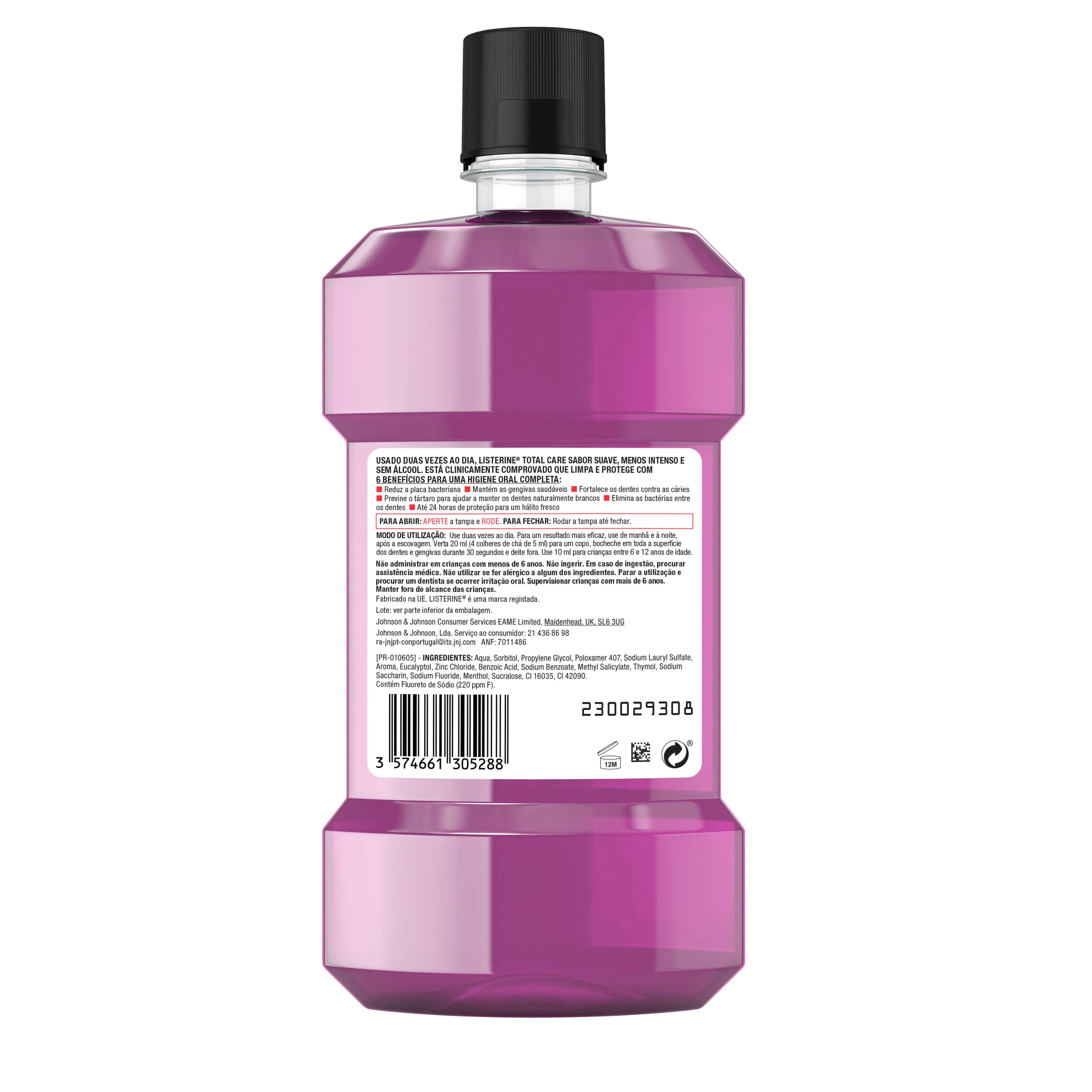 ELIXIR LISTERINE TOTAL CARE ZERO 500ML