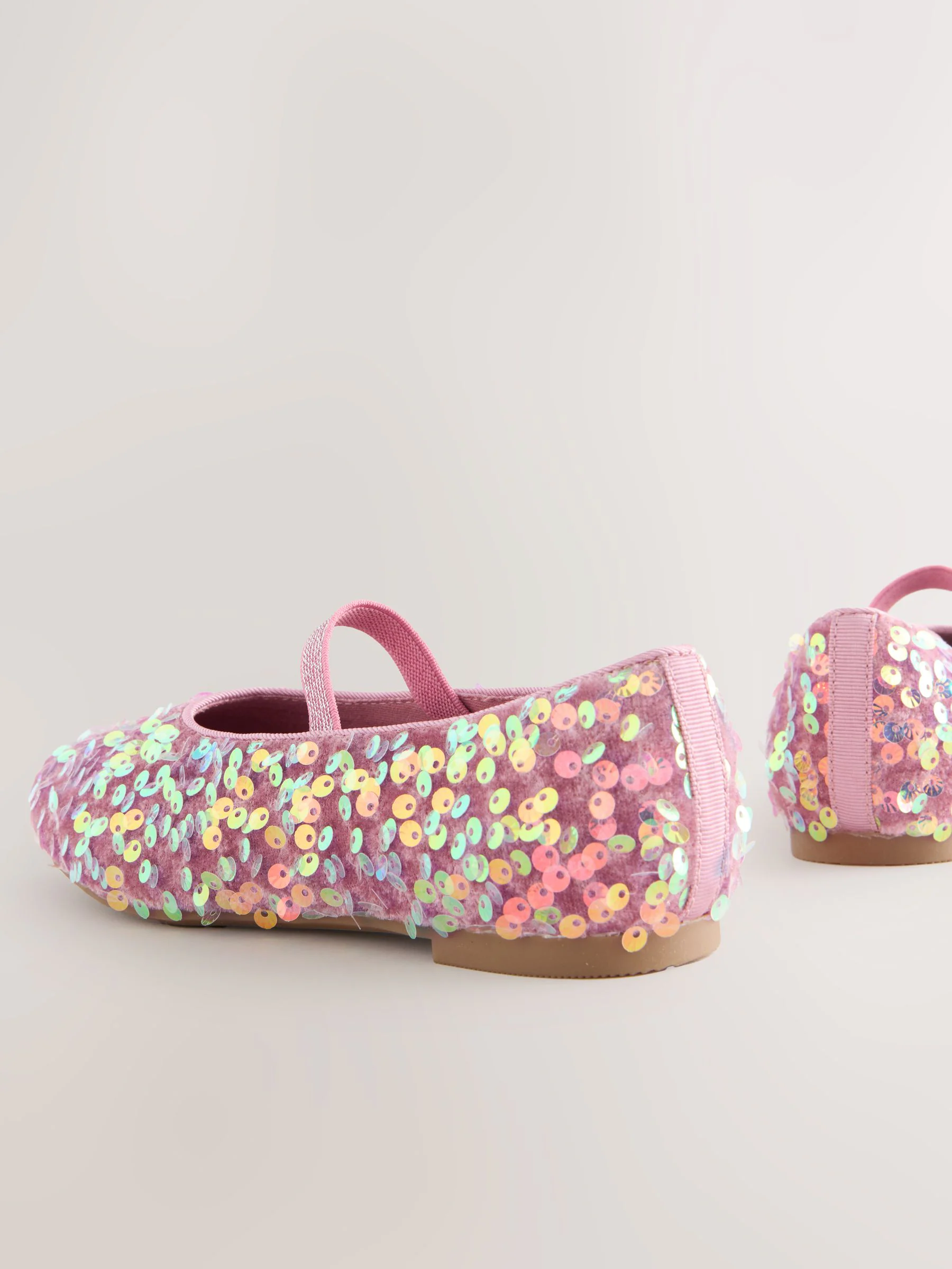 Roze - Pailletten Balletschoenen