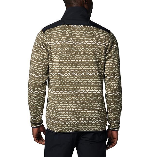 COLUMBIA - POLAIRE 1/2 ZIP WEATHER II PRINTED HALF ZIP M