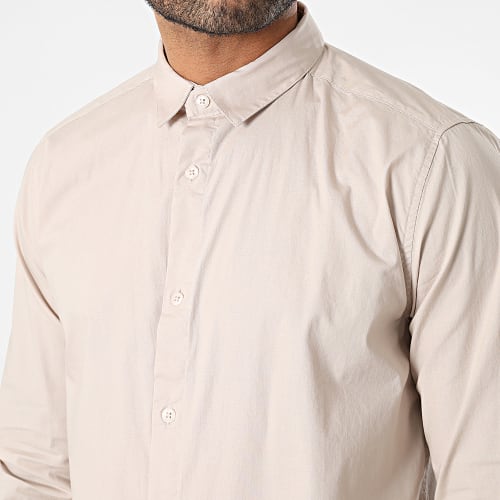 Chemise Manches Longues Hecho 03T4225M Beige