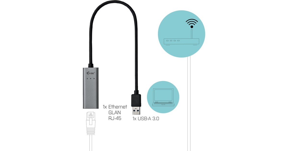 i-tecUSB 3.0 Metal Gigabit Ethernet Adapter