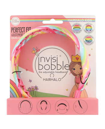 Invisibobble Kids verstellbares Kopfband für Kinder Rainbow Crown 1-Stück