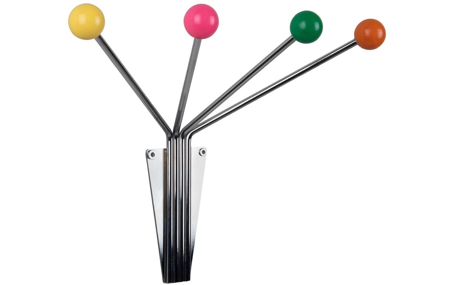 Wandhaken Neptune Small 4 Haken, MehrfarbigGarderobenhaken
