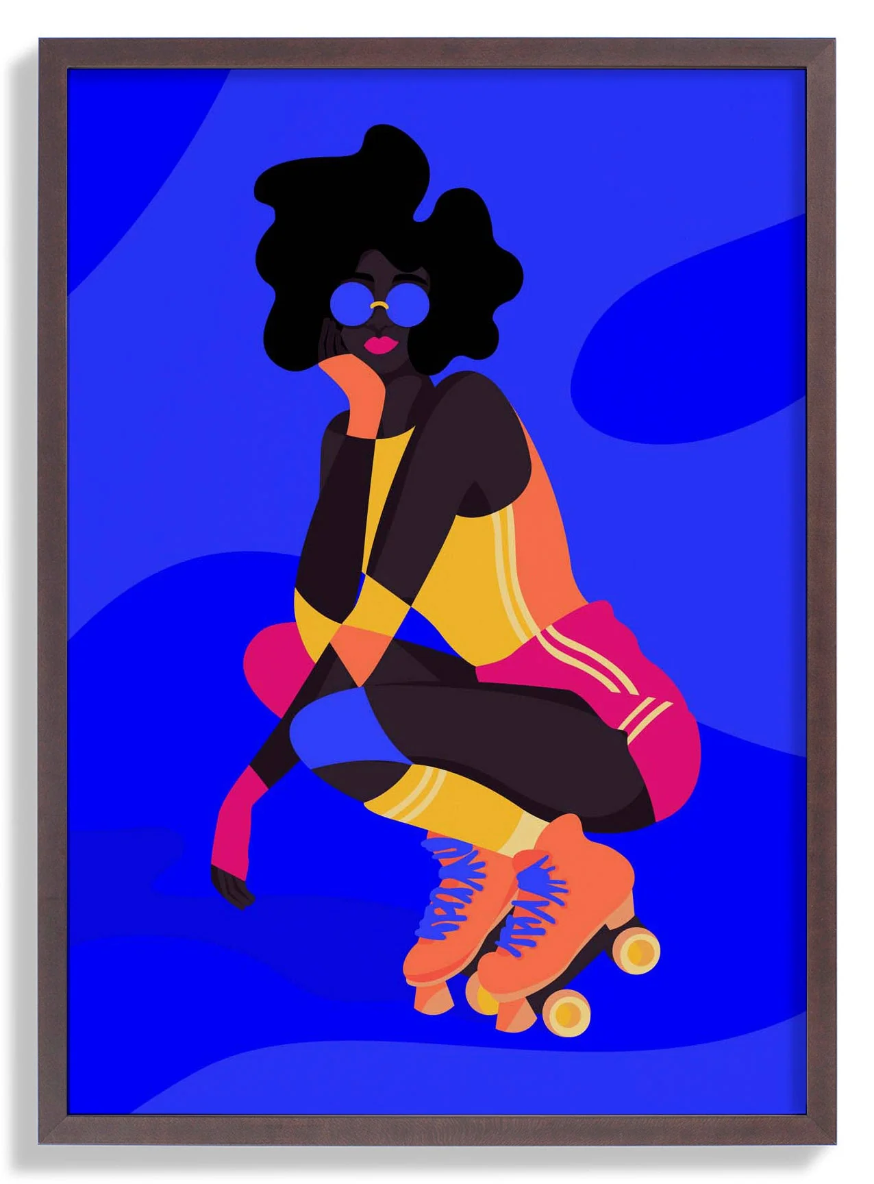 Roller Girl von Sofia Doudine