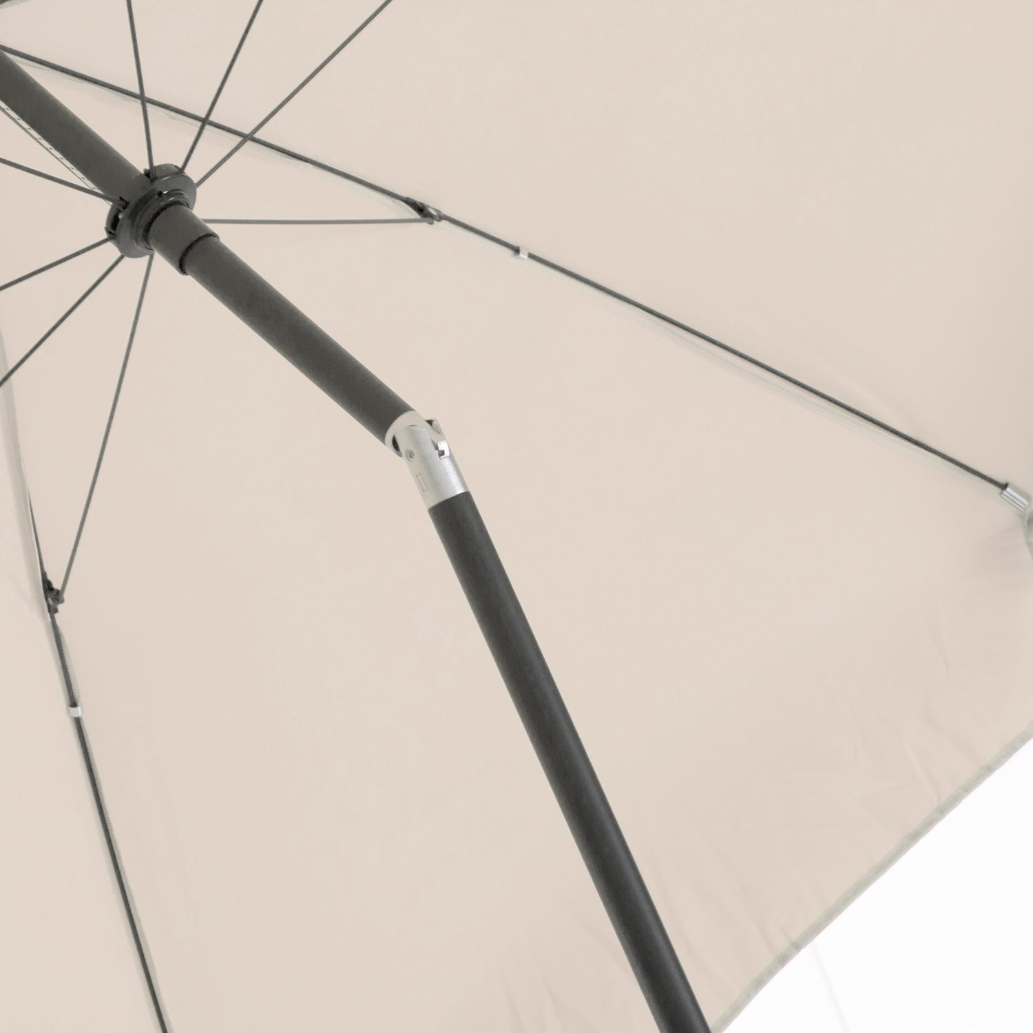 Intratuin parasol Jamaica taupe 80+UV D 230 cm