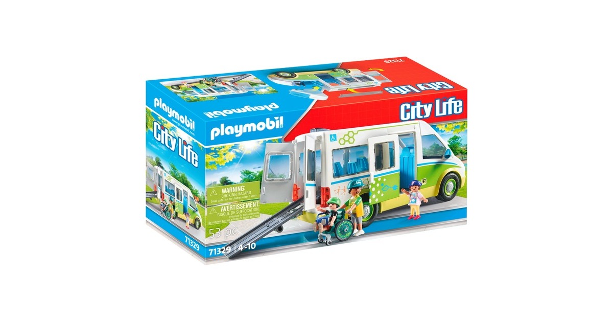 PLAYMOBILCity Life - Schoolbus Constructiespeelgoed  (71329)