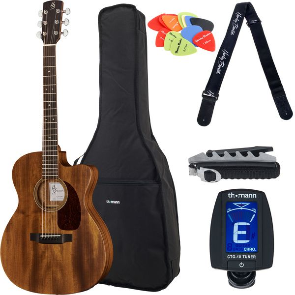 Harley Benton Custom Line CLA-15MCE Bundle