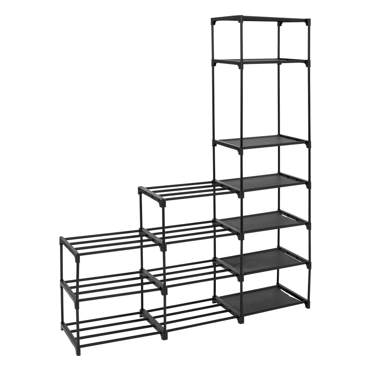 RANGE CHAUSSURE METAL TISSUS 8 ETAGES 32 PAIRES